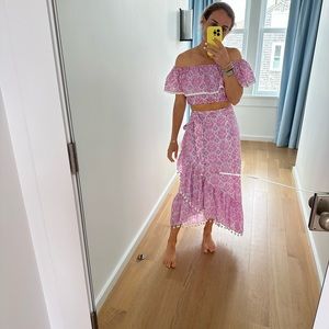 Pink Boho set - perfect for summer. One size, I’m a 4 / XS